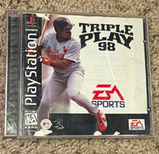 EA SPORTS Triple Play 98 PS1 KA NTSC-U/C Baseball Manual Case Disc
