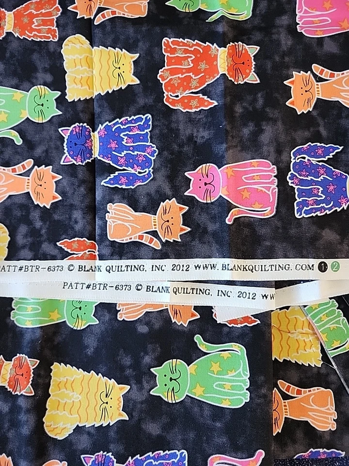 猫小猫猫奇缘 #6373 棉织物 1/2 Y BLANKQUILTING 复古 — 第 4/4 张图片