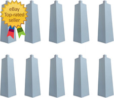 10 New Aluminum outside Siding Corner 8 Inches 10Nails Included