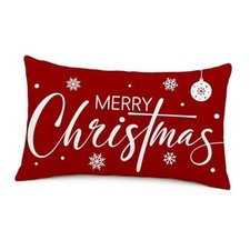 Christmas Pillow Covers 20" x 12" Pack of 1 Xmas Pillow 1220-1-christmas R