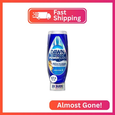 #ad #ad Dawn Platinum Plus PowerSuds Liquid Dish Soap 17.4 oz. EZ Squeeze Bottle $7.15
