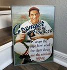1990s St. Louis Cardinals Ducky Medwick Granger Tobacco Vintage Ad Tin Sign