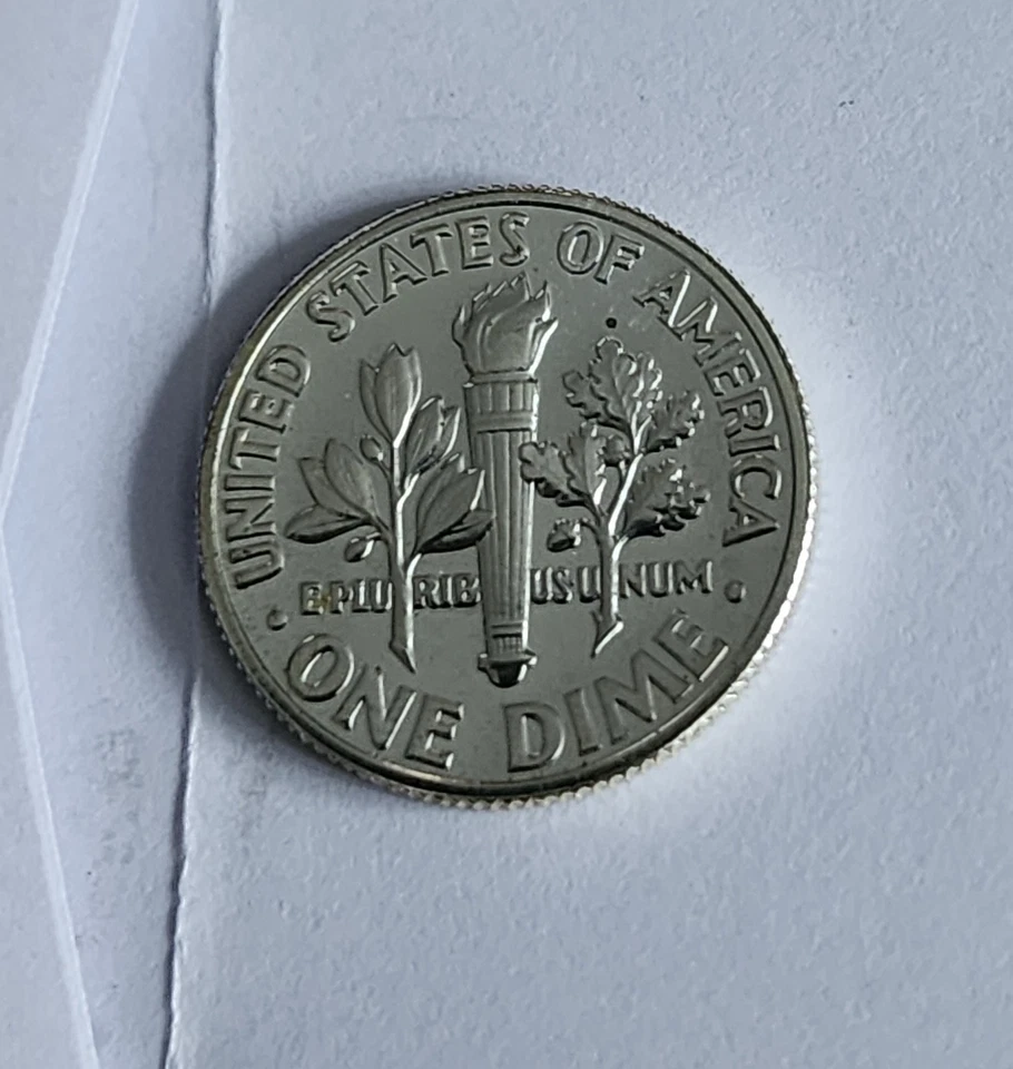 1963 Rosevelt Dime PROOF Doubled Die Reverse FS 801 - Image 3 of 4