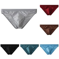 Herren Slip Eis Seide Stoff Satinartig Low Ri...