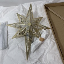 Balsam Hill Capiz Bethlehem Star Tree Topper 16” NEW