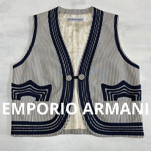 Emporio Armani, VINTAGE EMPORIO ARMANI 90s Vest Archive Made in Italy