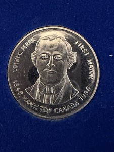 Hamilton ON Canada 150th Birthday 1996 Coin Token Set Dundurn castle Ferrie