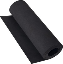 Black Foam Sheets Roll, Premium Cosplay EVA Foam Sheet  4Mm Thick,59"X13.9",High
