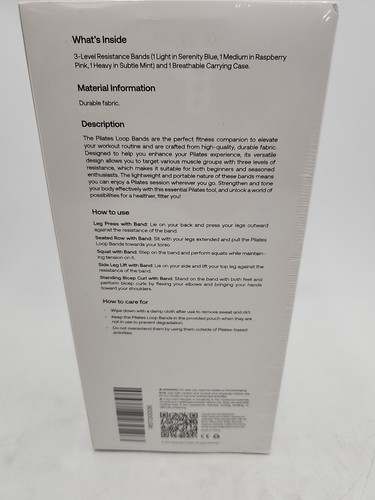 NUOVO Better Me Pilates Essential Kit (Rosa Lampone) Mancano Calze Grip - Foto 5 di 13