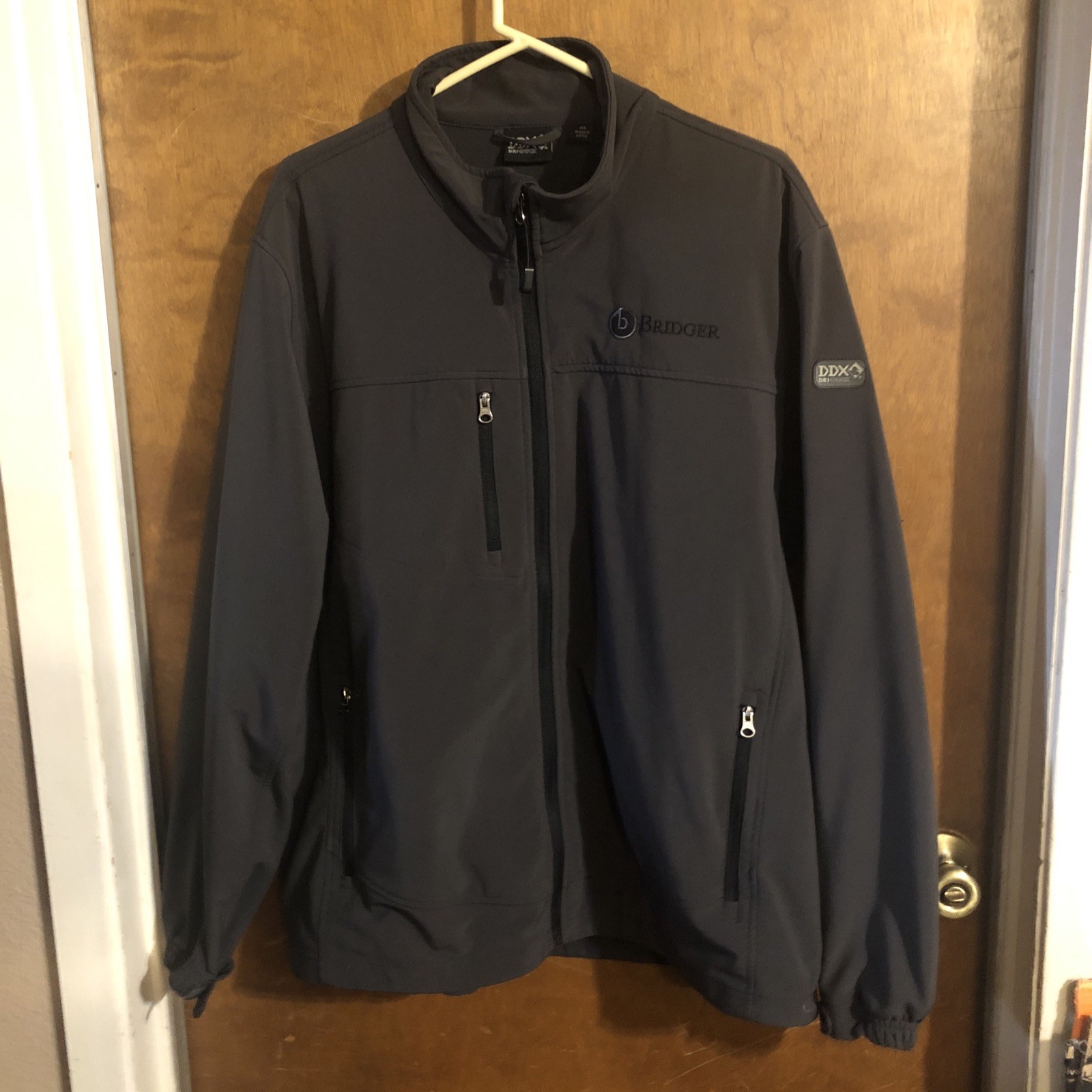 Dri Duck Dark Gray Jacket Motion Softshell Wind W… - image 1