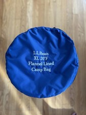 L.L.Bean XL 20°F Flannel Lined Camp Bag