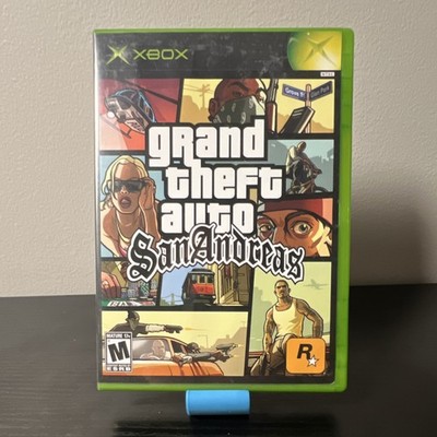 Grand Theft Auto San Andreas GTA Xbox CIB Included MAP