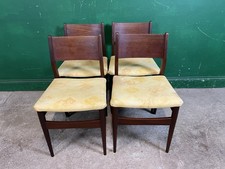 Set Of 4 Mid Century Retro Dining Chairs