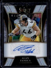 2021 Panini Select Alan Faneca Signatures Prizm Auto #SSP-AFA Steelers