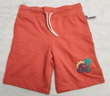 NWT Little Boys 6/7 Shorts Colorful Orange Knit COMFORTABLE Shorts Beach Wave