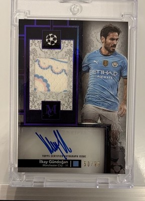 2024-25 Museum Collection UCC Autograph Relic Card /99 İlkay Gündoğan Match Worn