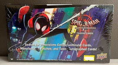 2022 UPPER DECK MARVEL SPIDER-MAN INTO THE SPIDER-VERSE TRADING CARDS HOBBY BOX