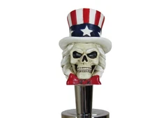 UNCLE SAM USA BEER TAP HANDLE NEW COLLECTIBLE BAR MANCAVE AMERICA BREW OIL GAS