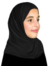 Hijab Girls Amira Muslim Kids Head Scarf Ready To Wear ElastaneSpandex
