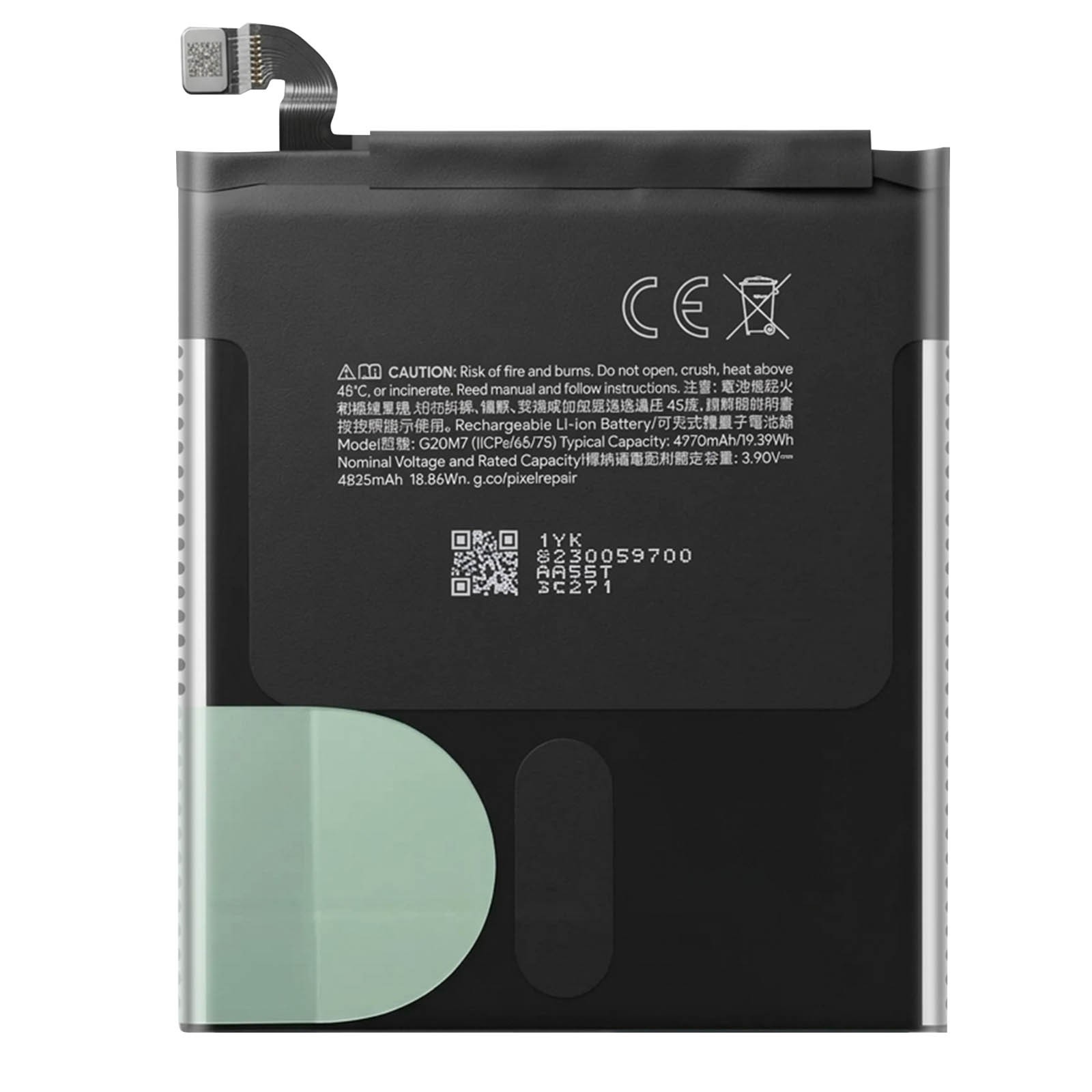 Batterie pour Google Pixel 10 de rechange G20M7 Li-ion 4970mAh