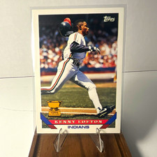 Topps 1993 Kenny Lofton Rookie Cleveland Indians Baseball Card #331. rookie card picture