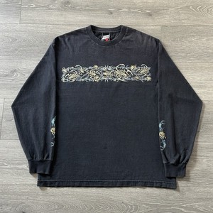 00s civarize long sleeve t-shirt tee y2k CIVARIZE Skull Cross Long