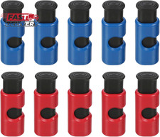 Bag Clips, 10 Pack, Squeeze and Lock Bread Bag Clips for Food Storage, Plastic B