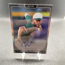 Carson Palmquist 2024 Pulse Baseball On Card Auto RC Rockies
