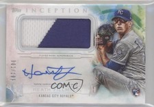 2019 Topps Inception /199 Heath Fillmyer #IAP-HF Patch Auto r9d