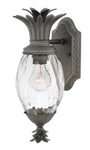 Hinkley Lighting 2126 Black Plantation Single Light 14"H Outdoor Wall Sconce - Picture 1 of 5