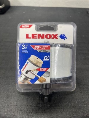 Bi-Metal Hole Saw, Speed Slot, Arbored, 3-3/8-Inch, High-Performance Cutting ...