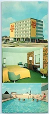 POSTCARD Fair Motor Inn Grand Central Pkwy New York Multi-View Swimming Pool