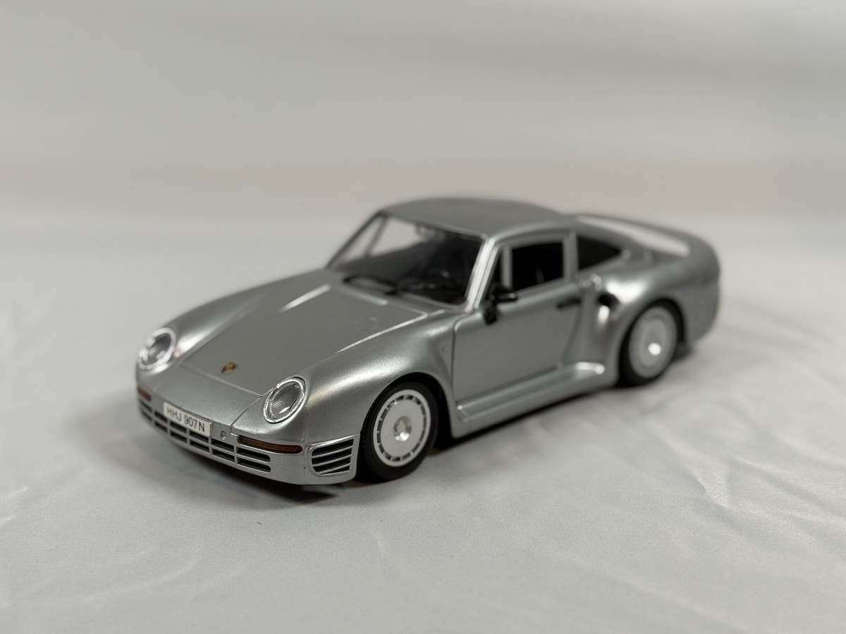 Tonka Polistil 1/18 Scale Die Cast Model Porsche 959 - Silver | eBay