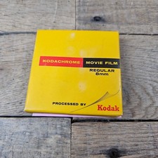 Vintage Kodak Kodachrome Regular 8mm Movie Film - Unopened Box - Processed By
