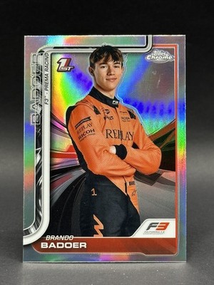  Brando Badoer 1st REFRACTOR #44 Prema Racing - Topps Chrome 2025 Formel 1 F3 