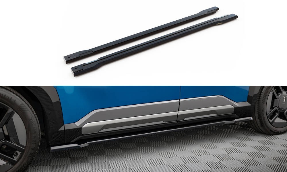 Rajouts de bas de caisse Kia EV9 GT-Line Mk1 finitions premium par Maxton