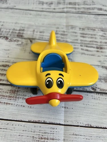 Playmobil 123 - 6717 - Yellow Propeller Plane 1992 Geobra Plane Only Vintage