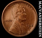 1916-S Lincoln Wheat Cent - Scarce  Extra Fine+  Semi-key  Better Date  #K1476