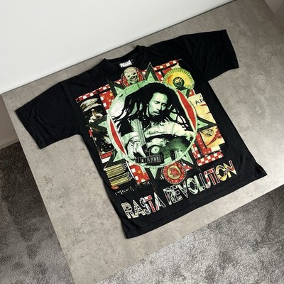 Vintage Bob Marley Pasta Revolution 90s Tee L