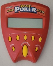 VTG 1999 Radica Pocket Poker Handheld Game Deuces Draw Poker