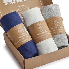 Pack and Play Sheets Fitted with Breeze Plus Playard and Other Large Plaype...
