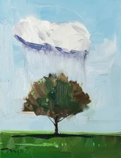 Jose Trujillo Fine Art PRINT 16x20 Collectible Artist Painting Cloud Landscape