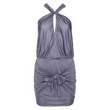 Agent Provocateur Addey Keyhole, Grey Silk Cover-up AP4 large  675