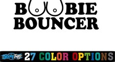 Boobie Bouncer Jdm Funny Off Road Vinyl Decal Sticker Car Truck Window