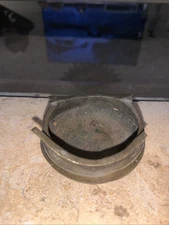 Vintage Chinese Brass Censer Incense Burner Bowl 2.5” Bottom Only Read