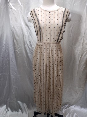 knee length dresses for ladies ZARA. Polka dot dresses with ruffles T.xs – Hibuy market