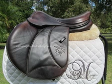 17" VOLTAIRE PALM BEACH CALF close contact jumping saddle-PRO panels-2022 MODEL
