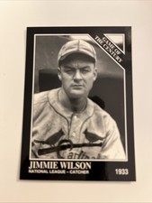 Jimmie Wilson 1993 Sporting News Conlon Collection #683 MLB Baseball Card Reds