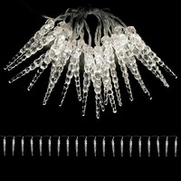 Led Lichterkette Eiszapfen Lichtervorhang Beleuchtung Batterie Innen Warmweiß
