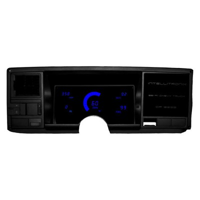 For Chevy C1500 88-91 Intellitronix Direct Fit LED Digital Gauge Panel, Blue